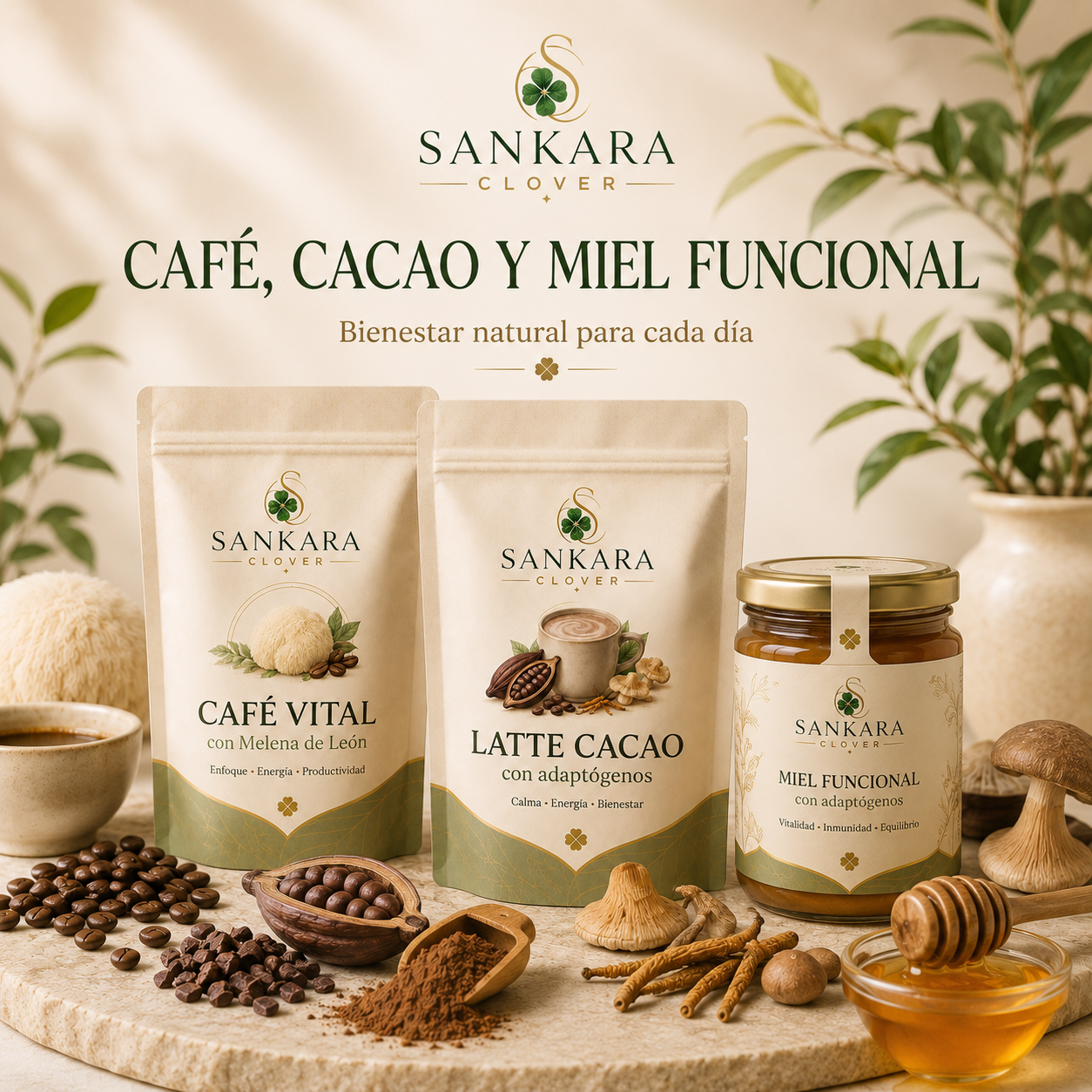 Café, Cacao y Miel Funcional